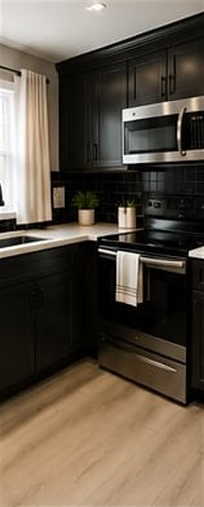 Kitchen of a recently purchased home